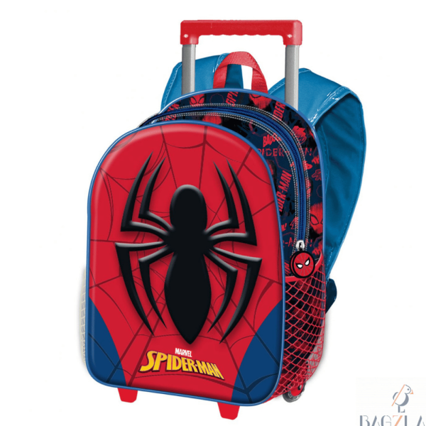 CARTABLE SCOLAIRE ROULETTE GARCON CASA RABAT ECOLE CRECHE SPIDERMAN SUPER HERO