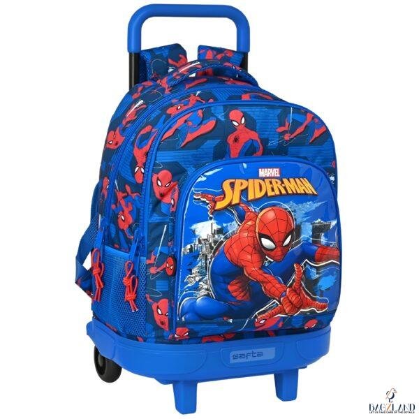 Cartable a roulettes Safta Spiderman Great Power 45 cm