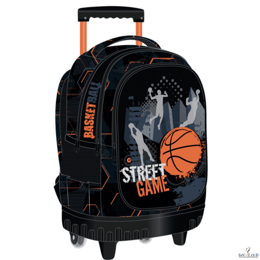 Cartable a roulettes MUST Street Game 45 cm
