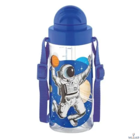 Gourde d'eau Space Basketball Straw