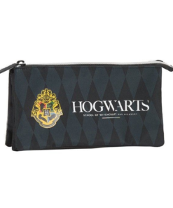 Trousse Triple compartiments Harry Potter Hogwarts