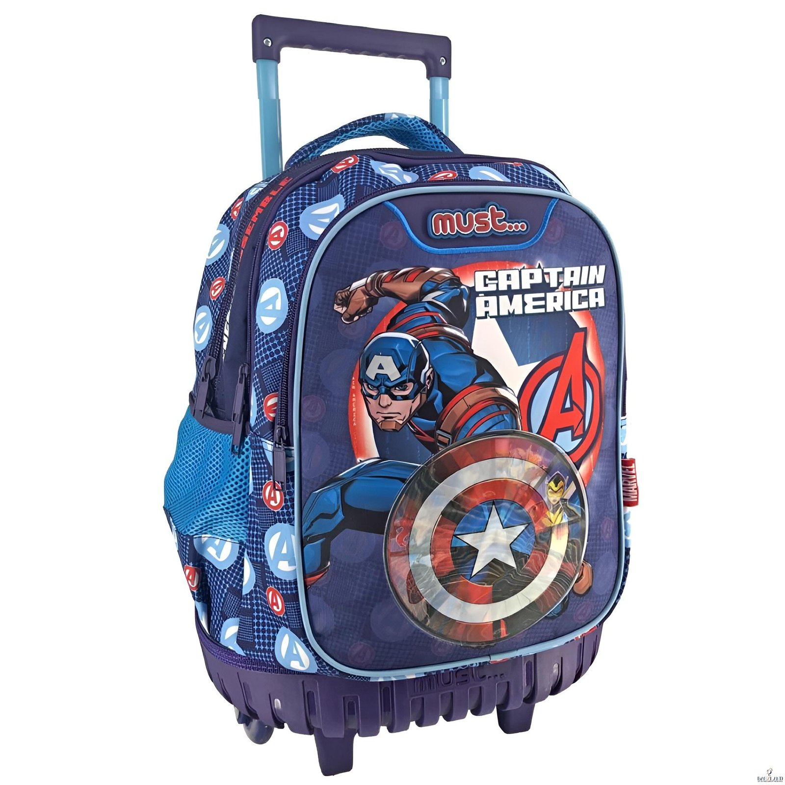 Cartable a roulettes MUST Captain America 45 cm