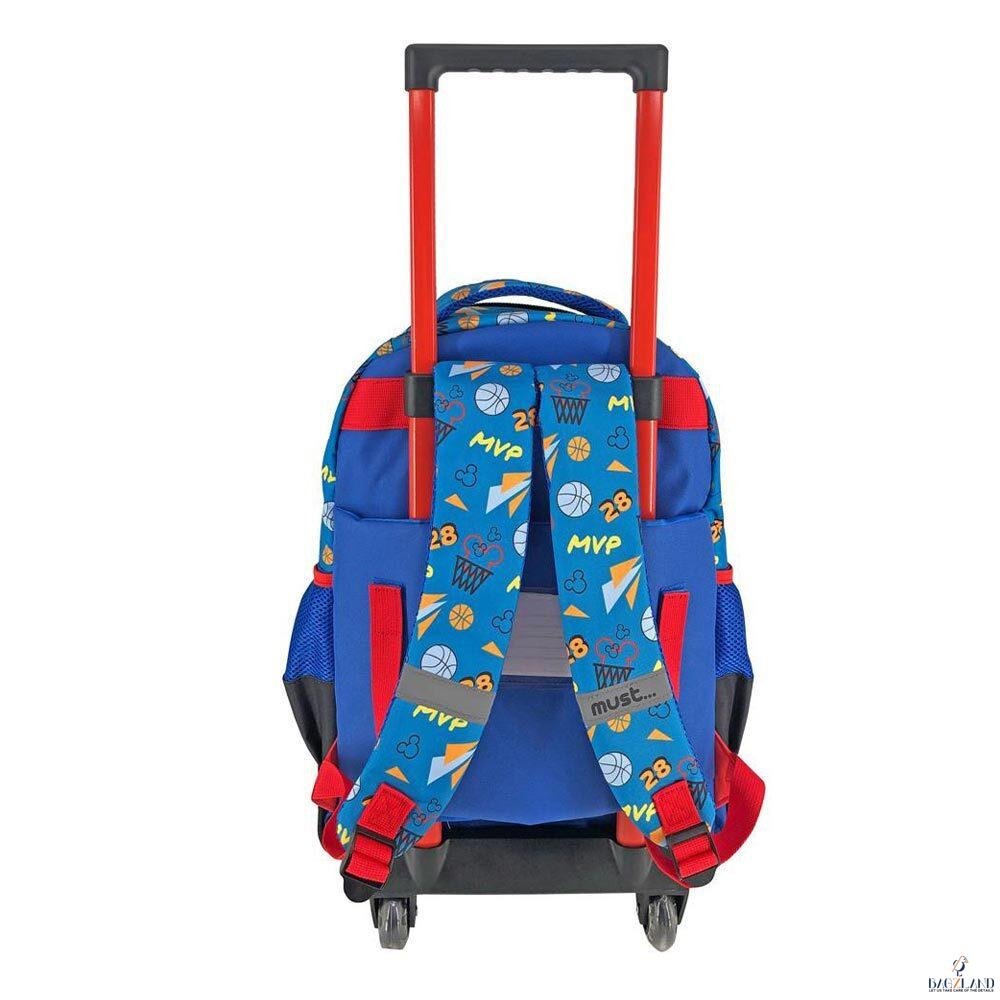 Cartable a roulettes MUST Mickey Never Give Up 45 cm – Image 2