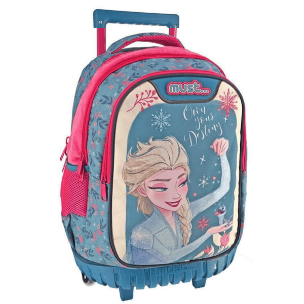 CARTABLE FROZEN REINE DE NEIGE ROULETTES MAROC