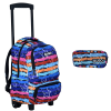 Pack Cartable à roulettes Algo 2 pièces STARS