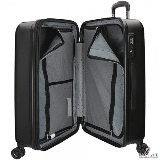 Valise Large L Movom WOOD Noir – Image 2
