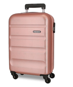 Valise Cabine S Extensible Roll Road FLEX Rose