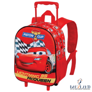 Cartable a roulettes Creche 3D CARS Mcqueen 34 cm
