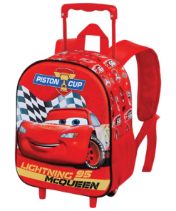 Cartable a roulettes Creche 3D CARS Mcqueen 34 cm