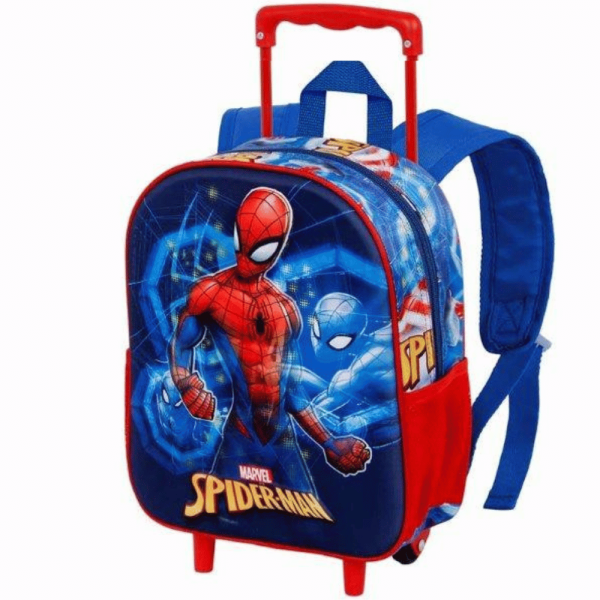 CARTABLE SCOLAIRE ROULETTE GARCON CASA RABAT ECOLE CRECHE SPIDERMAN SUPER HERO