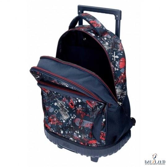 Cartable a roulettes MOVOM Free Time 43cm – Image 2