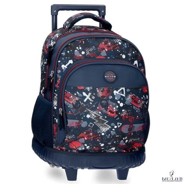 Cartable a roulettes MOVOM Free Time 43cm