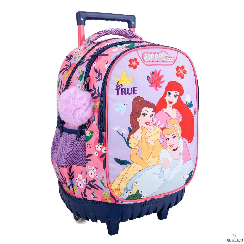 Cartable a roulettes MUST Disney Princess 45 cm