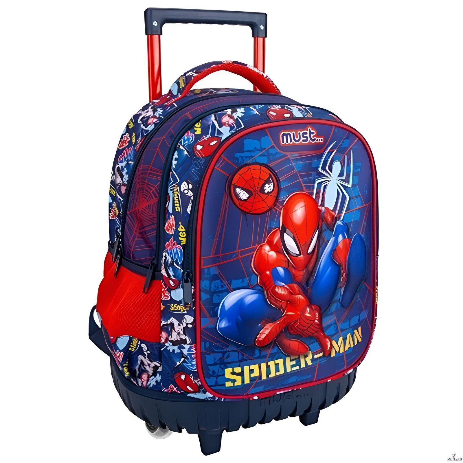 Cartable a roulettes MUST Spiderman Beyond 45 cm