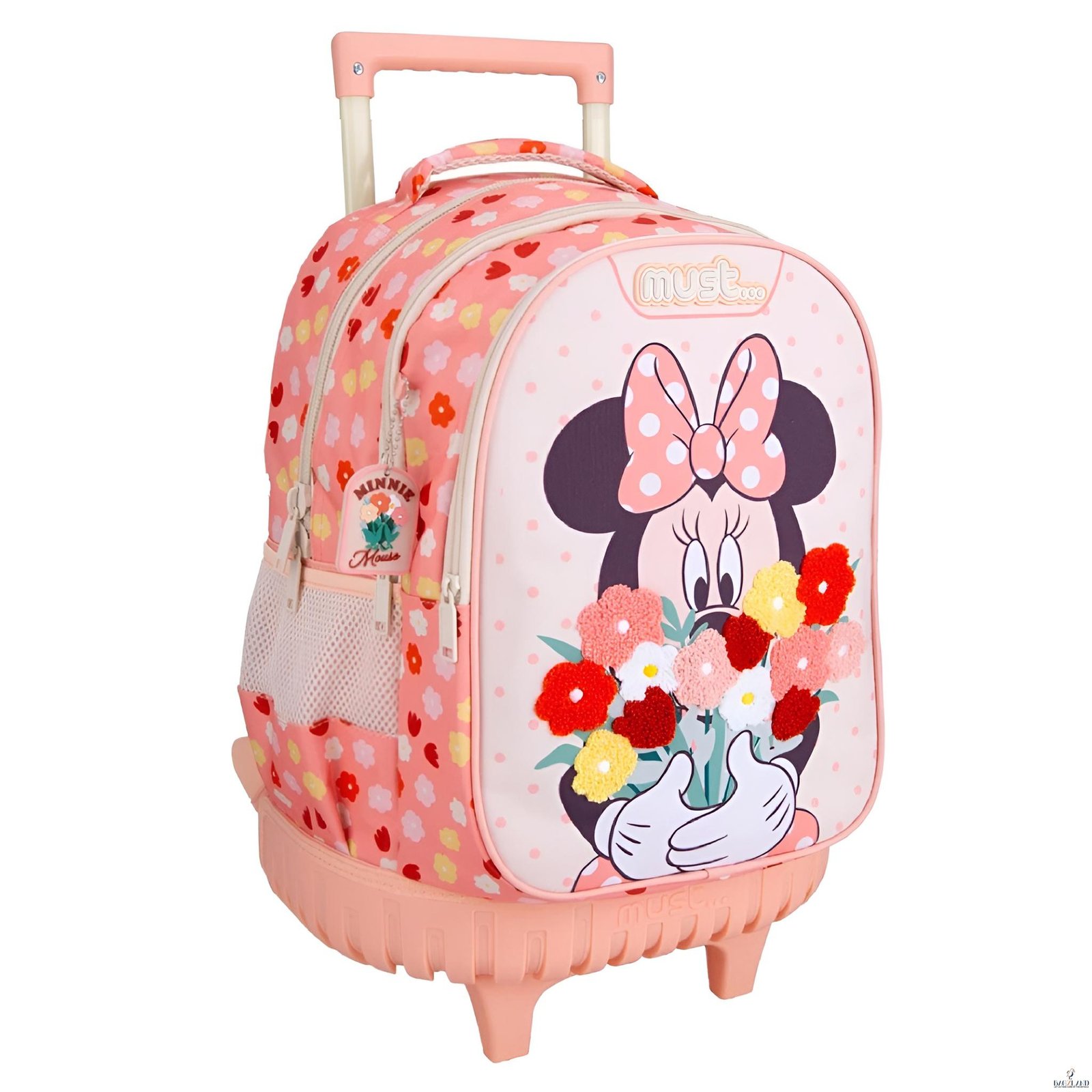 Cartable a roulettes MUST Minnie Mouse Flowers 45 cm