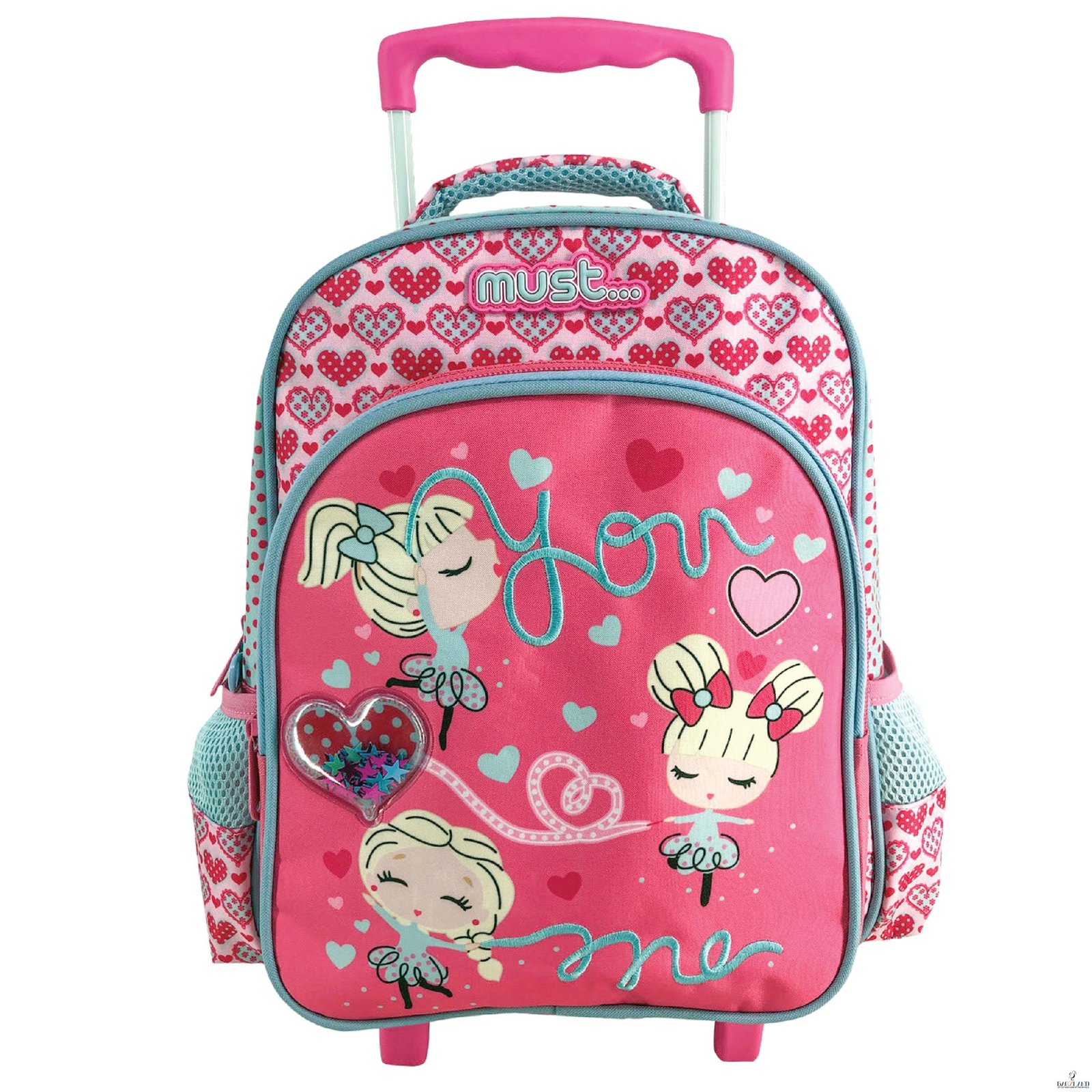 Cartable à roulettes creche MUST Ballet Girl 31 cm