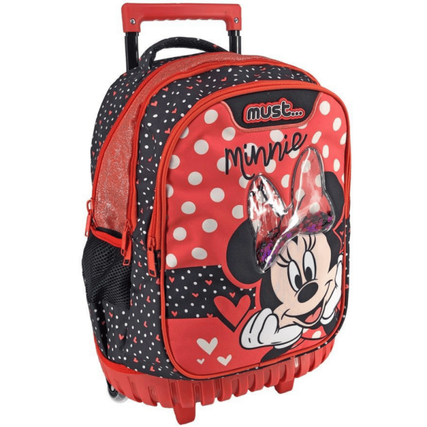 CARTABLE SCOLAIRE ROULETTES MINNIE RABAT CASA MAROC