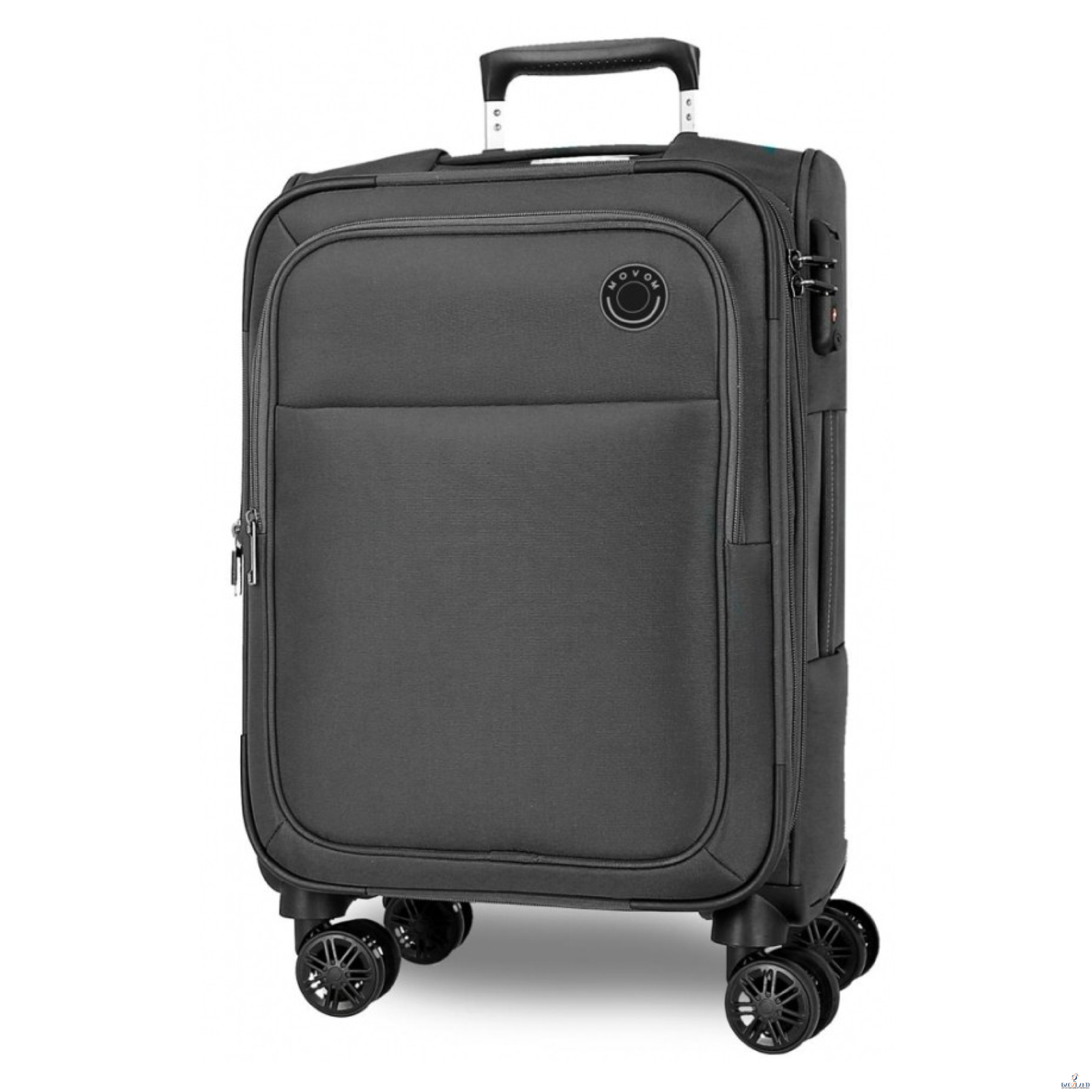 Valise Cabine S Extensible Movom Atlanta Gris