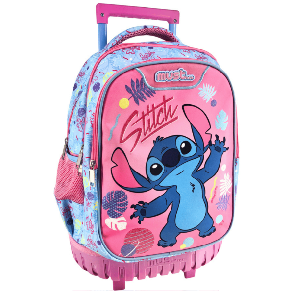 stitch cartable roulette scolaire fille primaire