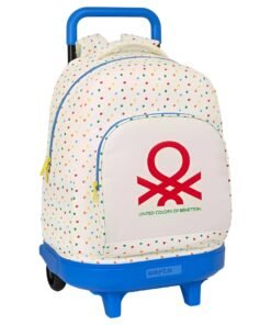 Cartable a roulettes Benetton Topitos 45 cm