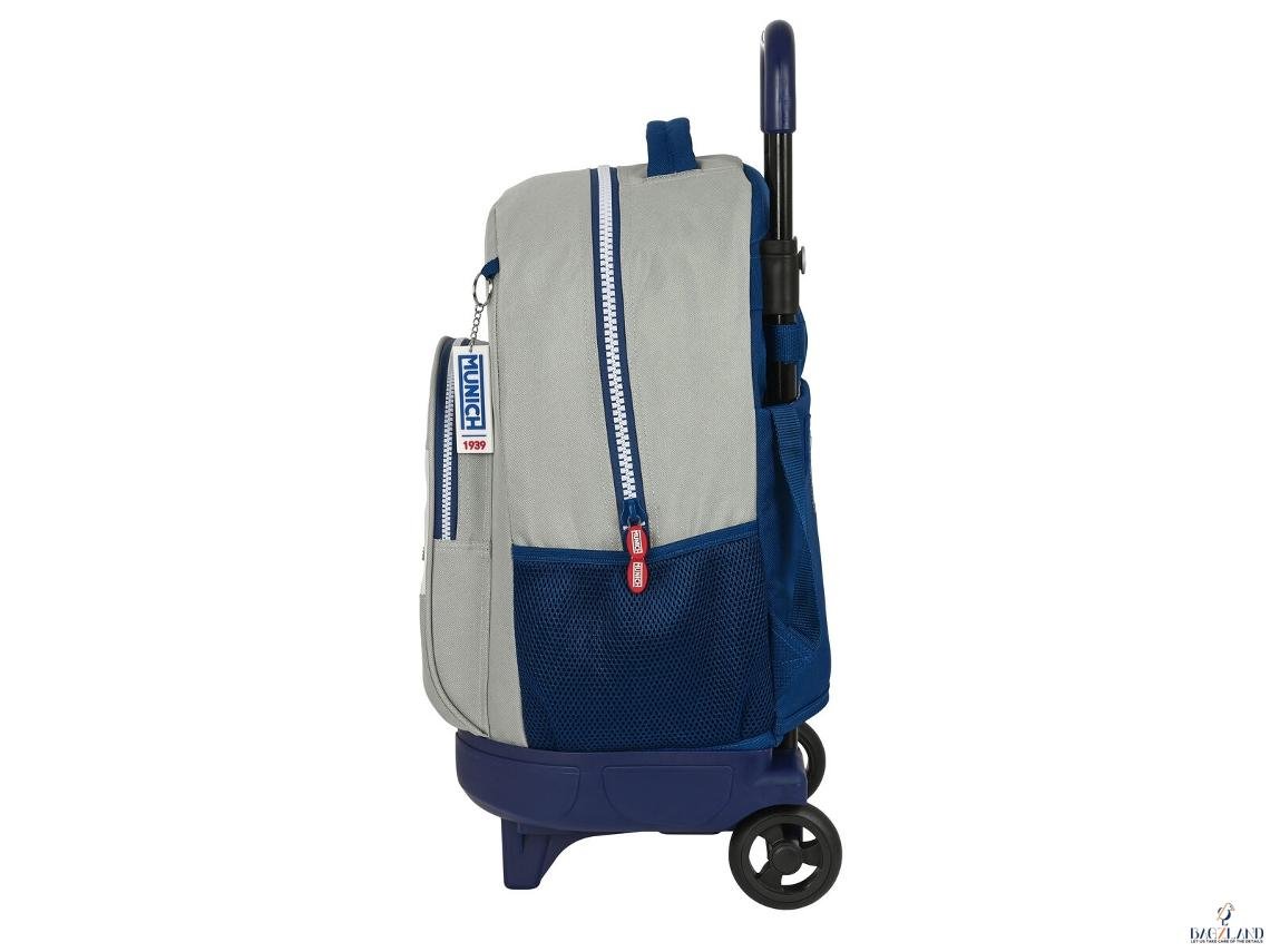 Cartable a roulettes MUNICH Gris 45 cm – Image 3