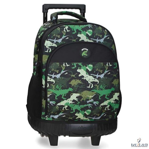 Cartable a roulettes Movom Dinosaurs 43 cm
