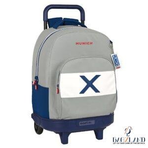 Cartable a roulettes MUNICH Gris 45 cm