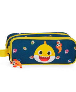 Trousse BABY SHARK Friend double compartiment