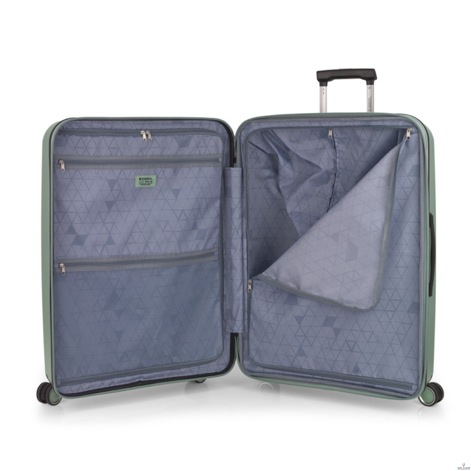 Valise Large L Extensible Gabol Brooklyn Vert Mint – Image 4