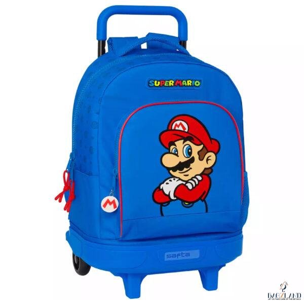 Cartable a roulettes Super Mario Serious 45 cm