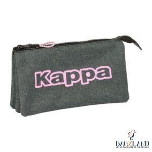 Trousse KAPPA Silver Pink Tripple compartiment