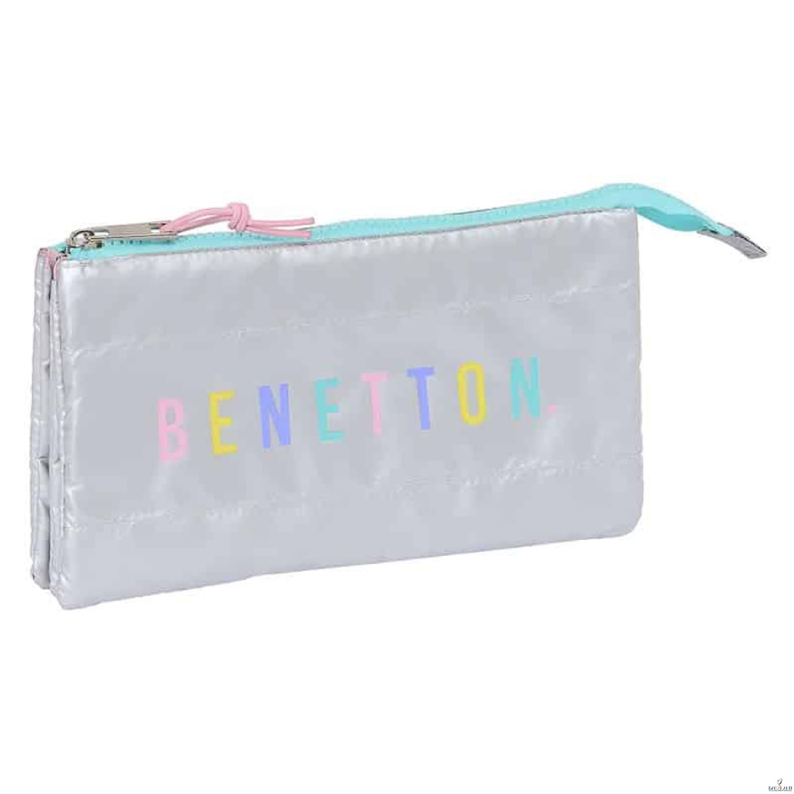Trousse BENETTON Silver Tripple compartiment – Image 3