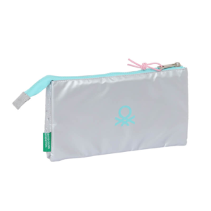 Trousse BENETTON Silver Tripple compartiment