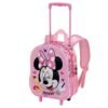 Cartable a roulettes Creche 3D MINNIE Wink 34cm