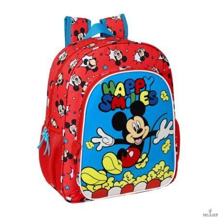 Sac à dos Mickey Mouse HAPPY SMILES 38 cm (Adaptable au chariot)