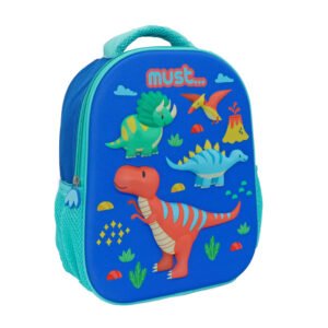 Sac à dos creche MUST Dinosaur 3D 31 cm