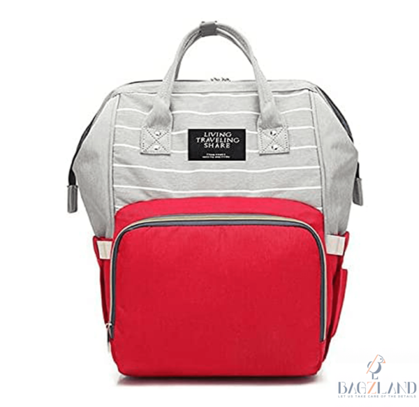 Sac à langer bébé Rayé Rouge – Image 5