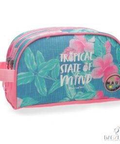 Sac trousse grand format  deux compartiments TROPICAL