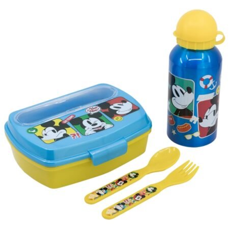 Set de gourde et lunchbox Mickey Mouse