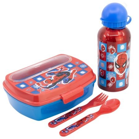 Set de gourde et lunchbox Spiderman