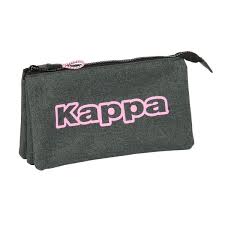 Trousse KAPPA Silver Pink Tripple compartiment