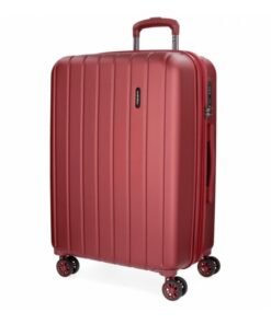 Valise Large L Movom WOOD Rouge