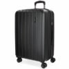 Valise Moyenne M Movom WOOD Extensible Noir