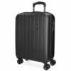 Valise cabine S Movom WOOD Extensible Noir