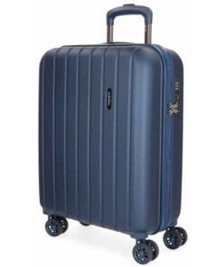 Valise cabine S Movom WOOD Bleu Marine