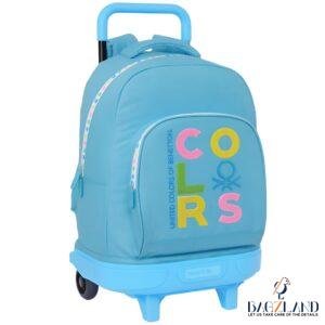 Cartable a roulettes  Benetton “Spring” 45 cm
