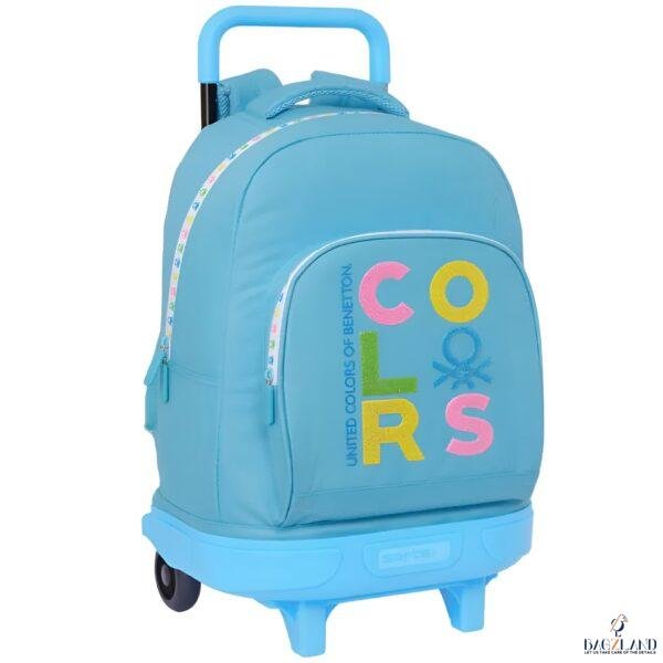 Cartable a roulettes  Benetton “Spring” 45 cm