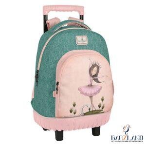 Cartable a roulettes Swan Princess 45 cm