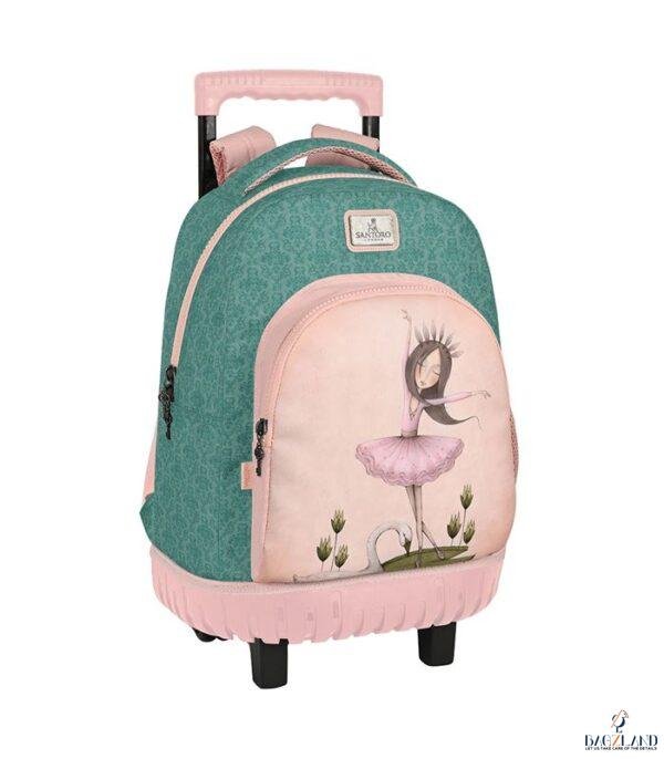 Cartable a roulettes Swan Princess 45 cm