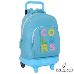 Cartable a roulettes  Benetton “Spring” 45 cm